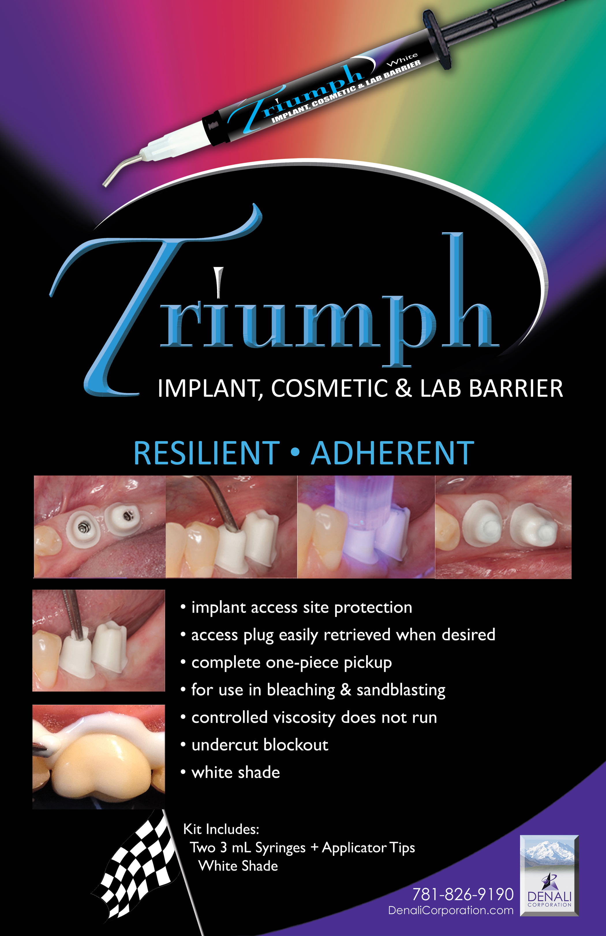 Liquid Magic Resin Barrier for Implant and Cosmetic Dentistry